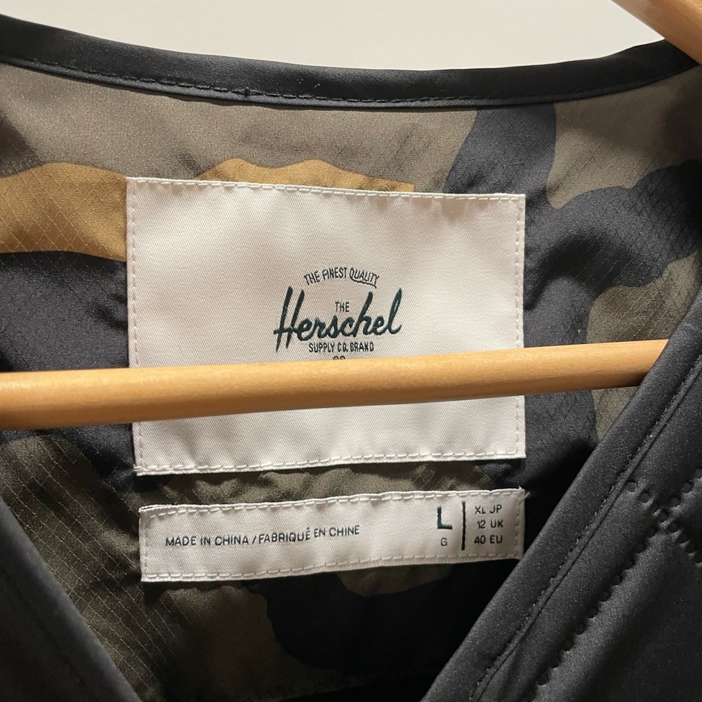 Herschel Supply Company Black Quilted Snap-Front Puffer Jacket - Picture 2 of 3